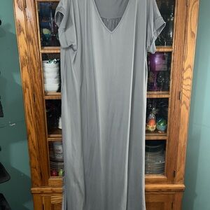 Chic Gray Maxi Dress for Women